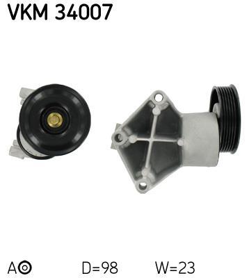 Polea tensora, correa auxiliar servicios SKF ref. VKM 34007